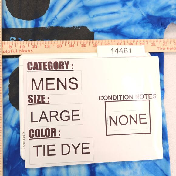 Ed Sheeran Band Casual Crew Neck Graphic Shirt Adult Mens Size Large L Blue - Picture 7 of 10